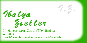 ibolya zseller business card